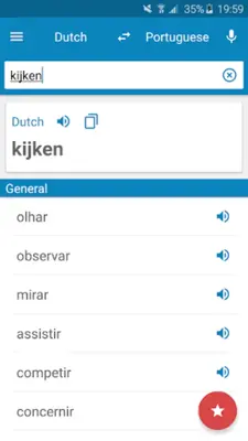 NL-PT Dictionary android App screenshot 7